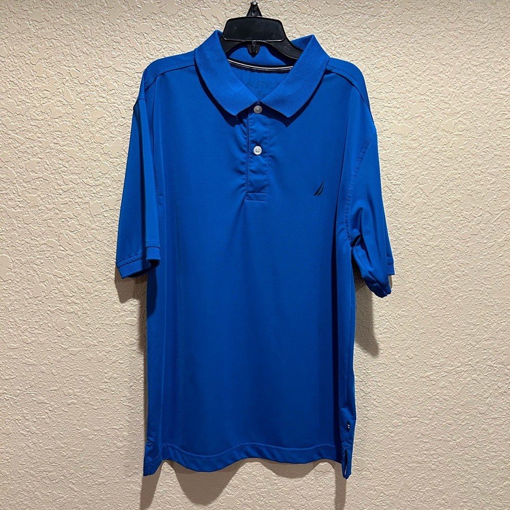 Nautica Boy’s Blue Polo - Size M (10/12)